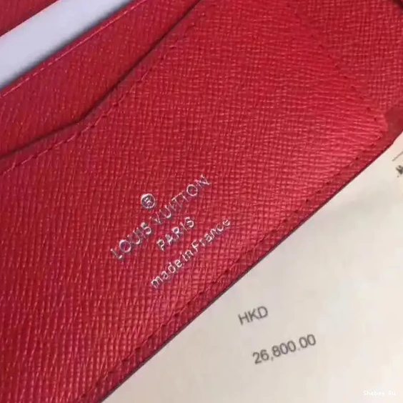 pocket Louis supreme wallet Vuitton 0707